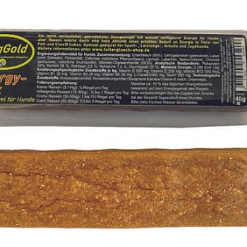 Perfekt abgestimmt auf Leistungshunde, liefert dieser getreidefreie, leicht verdauliche Riegel schnell verfügbare Energie für Power und Ausdauer.